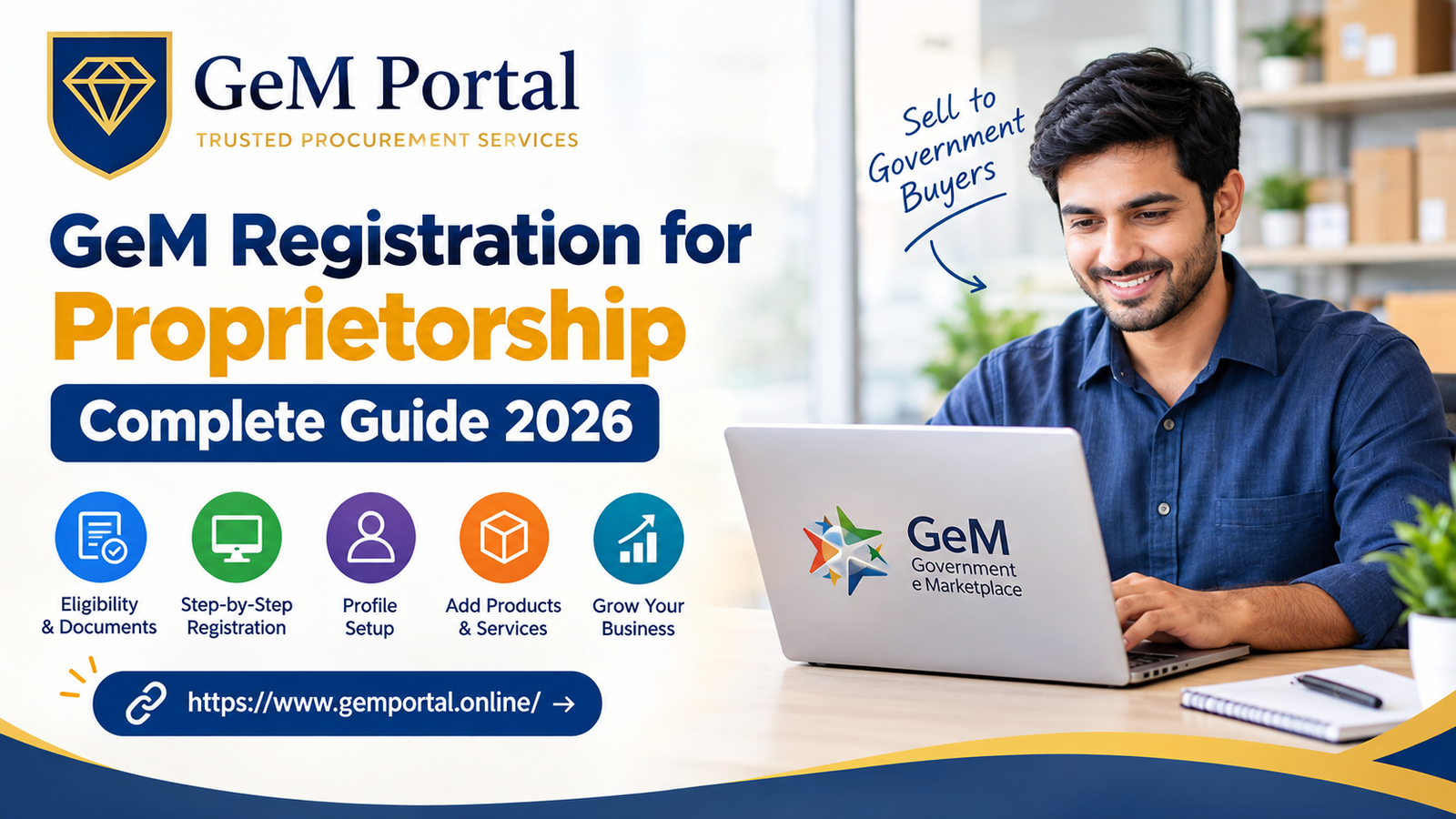 GeM Registration for Proprietorship | Complete Guide 2026